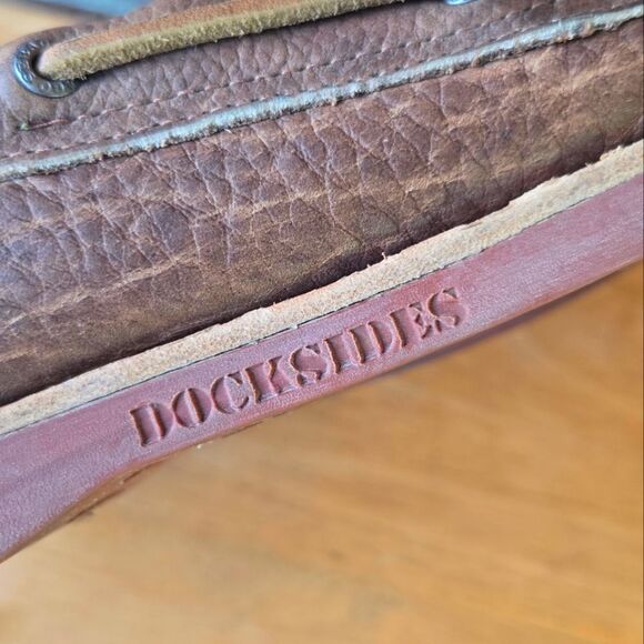 Sebago Docksides Leather loafers men's 10.5 Slip Resistant Non-Marking - Picture 7 of 11